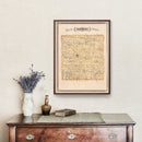 Vintage Map of Marshall County, Indiana 1876