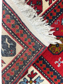 Armenian Yerevan Wool Rug – 4’6” x 6’11” – Hand-Knotted Geometric Design