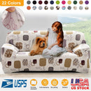 Printed Stretch Sofa Cover for 1-Seater - Slim Fit by LJGDeals