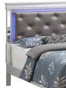 Bed With LED Light Accents Headboard by Unique Piece Furniture