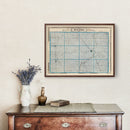 Vintage Map of Pulaski County, Indiana 1876