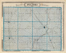 Vintage Map of Pulaski County, Indiana 1876