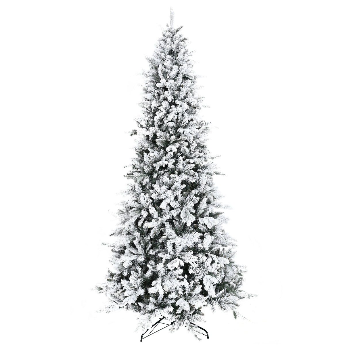 HOMCOM 9 Foot Pine Snow Flocked Artificial Christmas Tree, photo 10 of 10