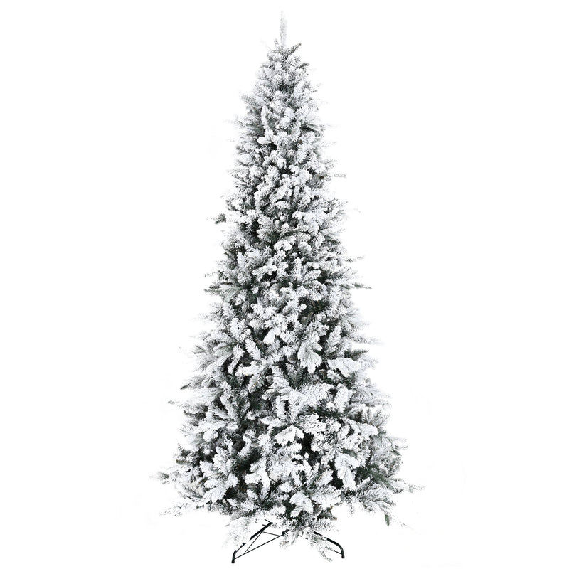 HOMCOM 9 Foot Pine Snow Flocked Artificial Christmas Tree, photo 10 of 10