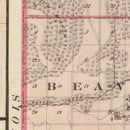 Vintage Map of Newton County, Indiana 1876