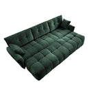 Sofa Set With Ottoman And Pillows, Textured, High Resilience Cushions by HouseOfZazla
