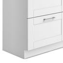 Shaker - Modern Wide Laundry Cabinet With Faucet And Sink - White