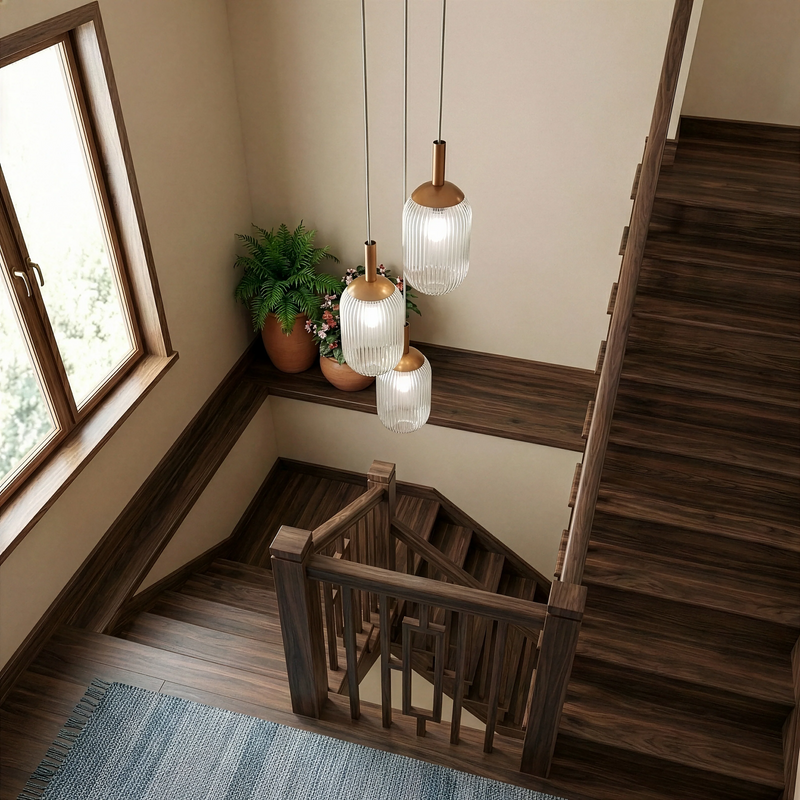 Creative American Country Retro Ceiling Light, photo 3 of 9