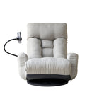 Adjustable Swivel Lounge Chair With 360 Degree Rotating Seat And Headrest Support by HouseOfZazla