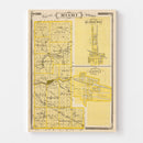 Vintage Map of Miami County, Indiana 1876