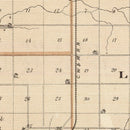Vintage Map of Wabash County, Indiana 1876