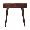 Curved Hallway Table - Chestnut by Unique Piece Furniture