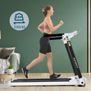 Rovix Portable Compact Home Cardio Fitness Treadmill With 3.5HP Electric Motor & Bluetooth Speakers (SAK32416)
