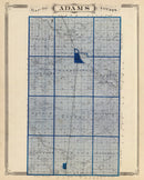 Vintage Map of Adams County, Indiana 1876