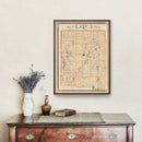 Vintage Map of Jay County, Indiana 1876