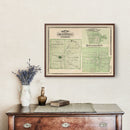 Vintage Map of Blackford County, Indiana 1876
