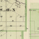Vintage Map of Blackford County, Indiana 1876