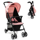 Toddler Travel Stroller for Airplane with Canopy and Adjustable Backrest by LJGDeals
