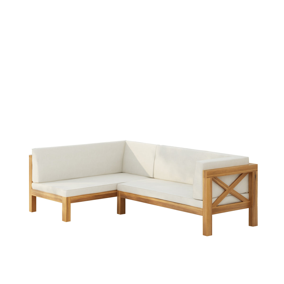 Brava X-Back Right Corner Bench Set of 2, photo 3 of 10