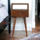 Solid Wood Mini Nightstand by HouseOfZazla