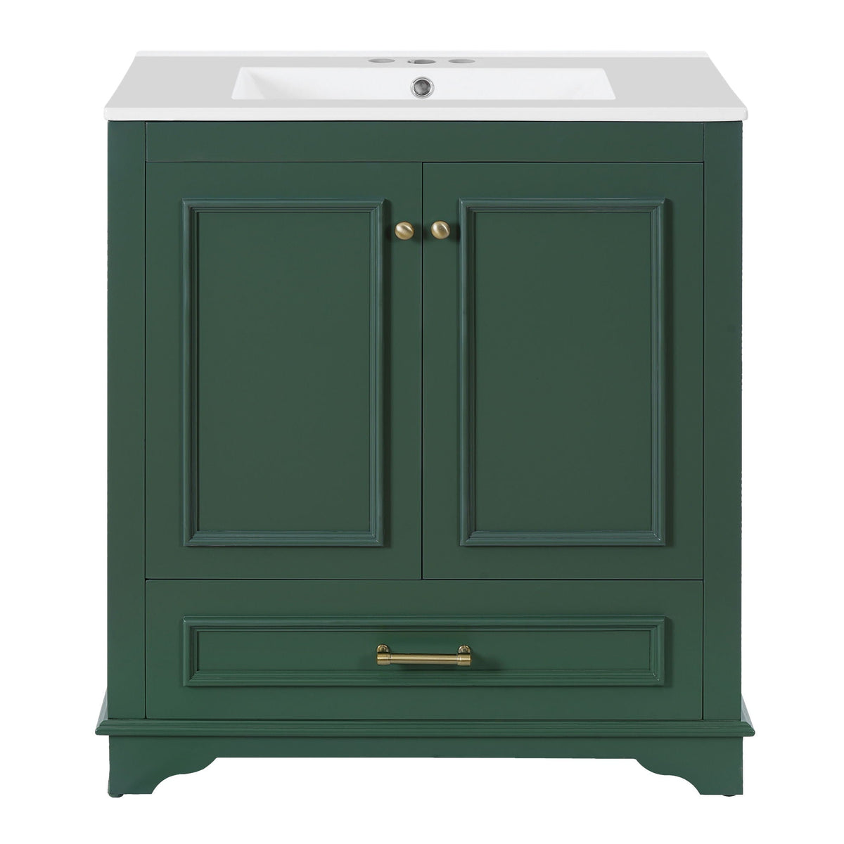 Bathroom Vanity With Sink, Cabinet & 2 Soft Closing Doors & Adjustable Shelf, photo 18 of 50