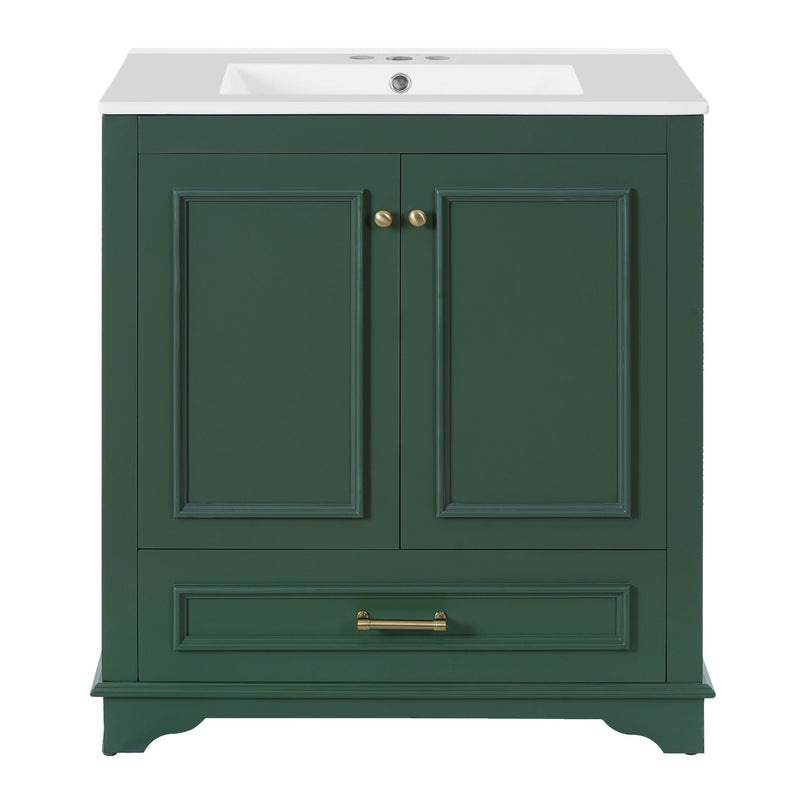Bathroom Vanity With Sink, Cabinet & 2 Soft Closing Doors & Adjustable Shelf, photo 18 of 50
