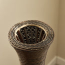 Tall Designer Floor Vase With Elegant 2 Tone by HouseOfZazla