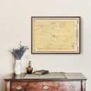 Vintage Map of Boone County, Indiana 1876