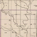 Vintage Map of Hamilton County, Indiana 1876