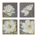 Botanical Wall Art Prints, Home Decor For Living Room Dining Room Bedroom Hallway (Set of 4) - Gray by HouseOfZazla
