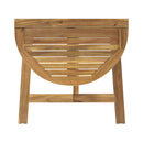 Outdoor 3 Piece Half Round Folding Bistro Set by HouseOfZazla