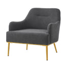 Modern Elegance Accent Chair With Curved Backrest by HouseOfZazla