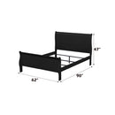 Louis Philippe - Sleigh Style Bed by Unique Piece Furniture