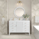 James Martin Myrrin 48" Single Bathroom Vanity, Bright White