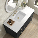 James Martin Myrrin 48" Single Bathroom Vanity, Carbon Oak