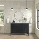 James Martin Myrrin 48" Single Bathroom Vanity, Carbon Oak