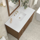 James Martin Myrrin 48" Single Bathroom Vanity, Mid-Century Walnut
