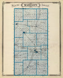 Vintage Map of Madison County, Indiana 1876