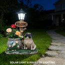 Sitting Pug Dog Planter Statue by HouseOfZazla