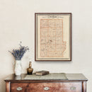 Vintage Map of Putnam County, Indiana 1876