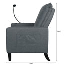 Recliner Chairs For Adults, Adjustable Recliner Sofa With Mobile Phone Holder & Cup Holder, Modern Reclining Chairs Fabric Push Back Recliner Chairs For Living Room, Bedroom by HouseOfZazla