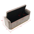 Upholstered Storage Bench With Safety Hinge by HouseOfZazla