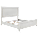 Marielle 4-piece Eastern King Bedroom Set Distressed White