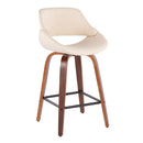 Fabrico - Mid-Century Modern, Counter Stool (Set of 2) by HouseOfZazla