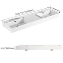 60 Inch Bathroom Resin Sink by HouseOfZazla