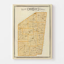 Vintage Map of Ripley County, Indiana 1876