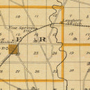 Vintage Map of Ripley County, Indiana 1876