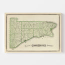 Vintage Map of Switzerland County, Indiana 1876