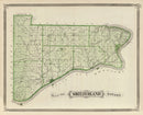 Vintage Map of Switzerland County, Indiana 1876