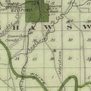 Vintage Map of Lawrence County, Indiana 1876